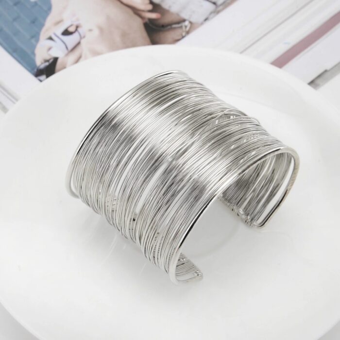 Wire Bangle Silver