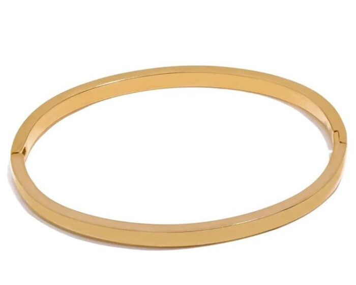 Round Golden brecelet/ Bangle for Men/ Women - Image 4