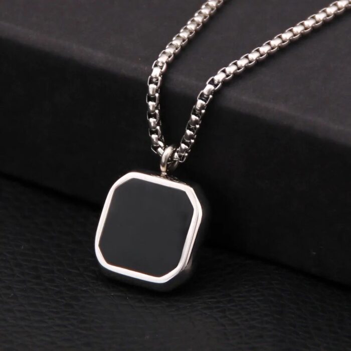 Mini Square pendent for Men Women - Image 3