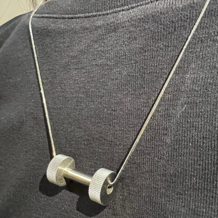 Plain Dumbbell Pendant for Men/Women