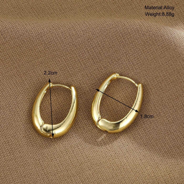 Cross Border Gold Plated Earrings - Image 4