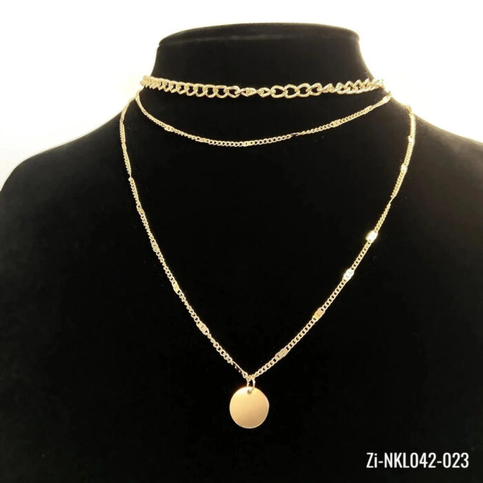 Coin Chain Pendant Golden - Image 2