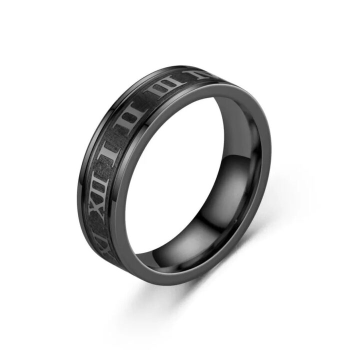 Roman Ring Black for Men