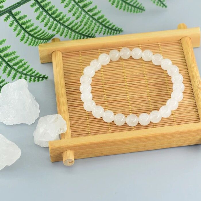 White Beads Bracelet For Men Women