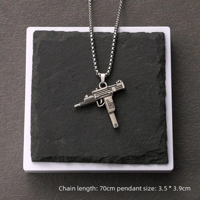 Uzi Assault pendent for Men Women - Image 2