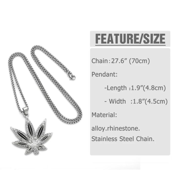 Leaf pendent for Men Women - Image 3